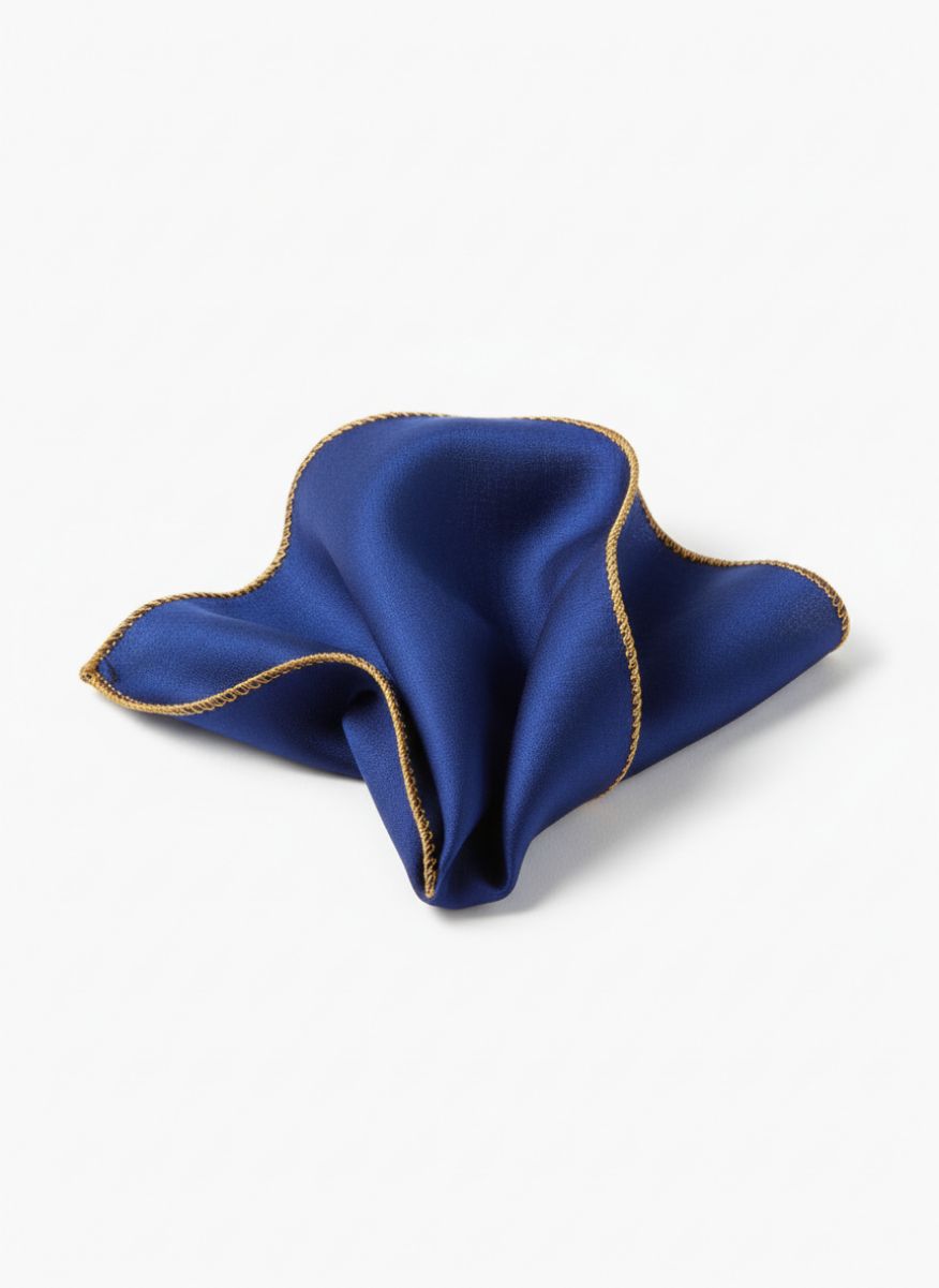 Hand-Rolled Silk Pocket Square